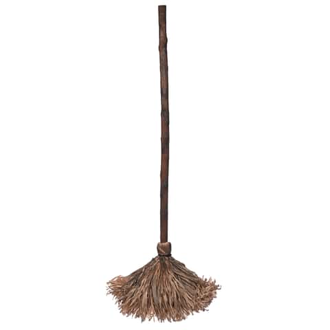 Roman Halloween Haunted Dancing Broom Plastic Paper 1 pk