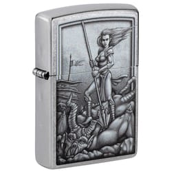 Zippo Silver 207 Medieval Mythological Lighter 2 oz 1 pk