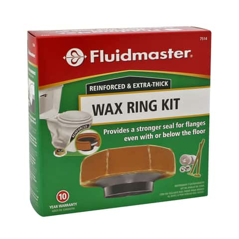 Everbilt Reinforced Toilet Wax Ring with Plastic Horn - No Bolts