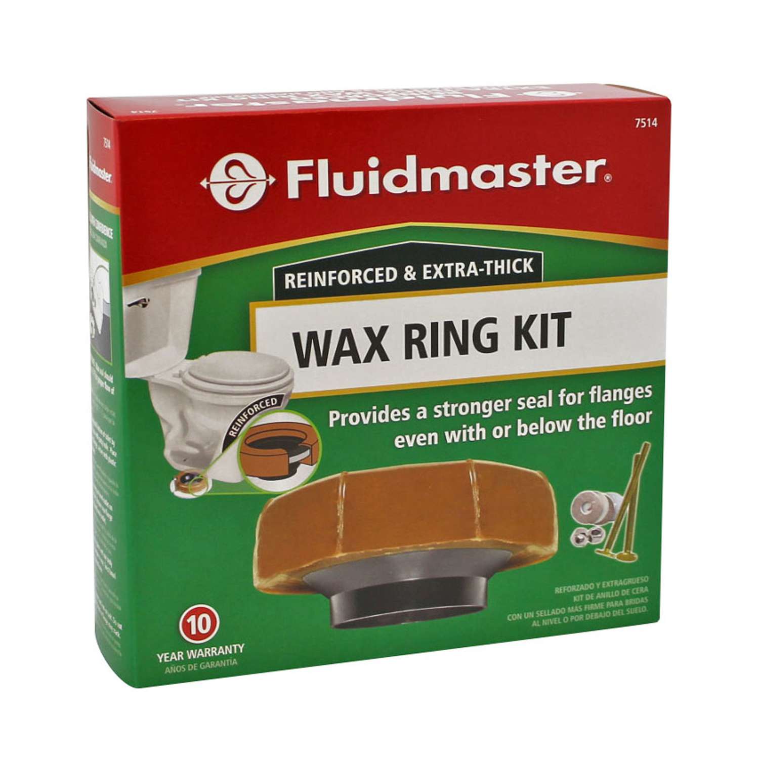 Fluidmaster Reinforced & Extra Thick Wax Ring Bronze Oil Rubbed Ace