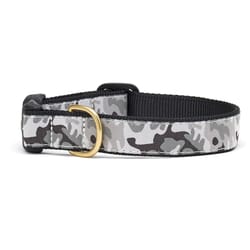 Up Country Gray Camo Nylon Dog Collar Medium