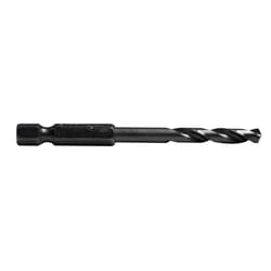 Century Drill & Tool Impact Pro 1/8 in. X 2-5/8 in. L M2 Steel Drill Bit Hex Shank 1 pc