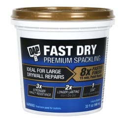 DAP Fast Dry Premium Ready to Use Off-White Spackling and Patching Compound 1 qt
