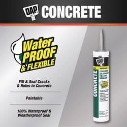 DAP Gray Silicone Concrete and Masonry Filler and Sealant 10.1 oz