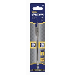 Irwin Speedbor 1/2 in. X 6 in. L Carbon Steel Wood Boring Bit Hex Shank 1 pc