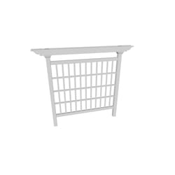 Vita Camden 90 in. H White Wood Garden Trellis