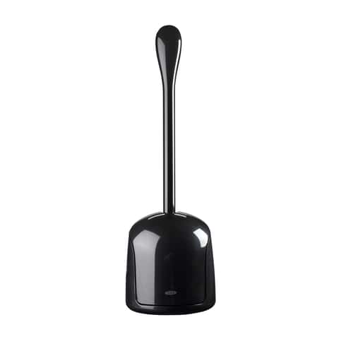 OXO Good Grips Toilet Bowl Brush & Holder Black - Ace Hardware