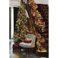 Everlands Brown Willow Ring Indoor Christmas Decor 11 in.