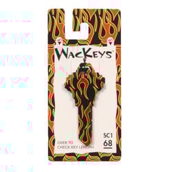 HILLMAN Wackey Flames House/Office Universal Key Blank SC1 Single