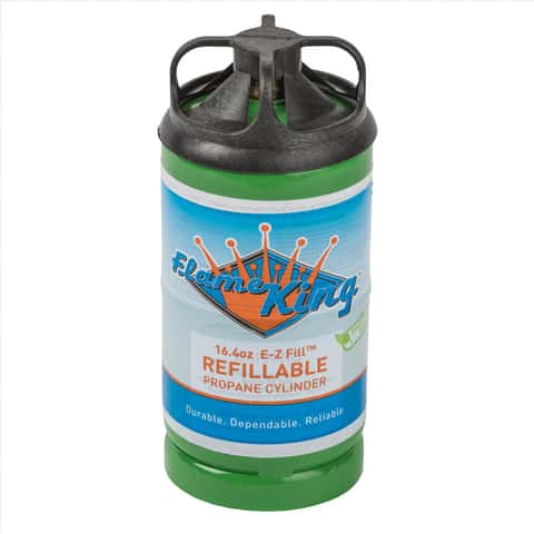 Bernzomatic Refillable/Exchangeable Off-white Steel Propane Tank