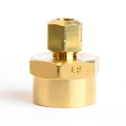 ATC 1/4 in. Compression in. X 1/2 in. D FPT Brass Coupling