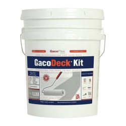 GacoFlex  GacoDeck  Pewter  Water-Based  Solid  Deck Coating Kit  3.5 gal. 