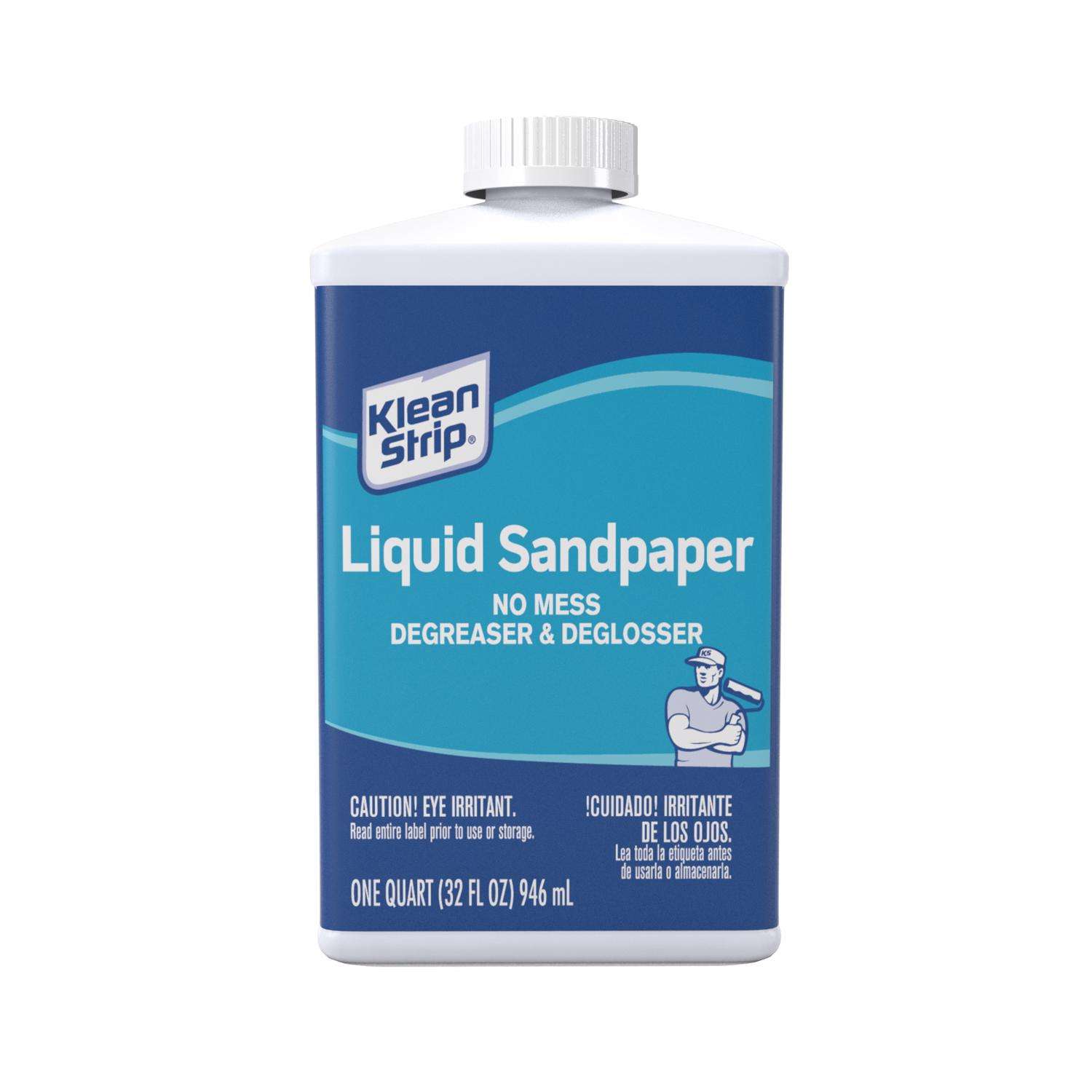 Klean Strip Liquid Sandpaper WaterBased Sander Deglosser 1 qt Ace