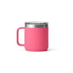 YETI Rambler 10 oz Tropical Pink BPA Free Mug with MagSlider Lid