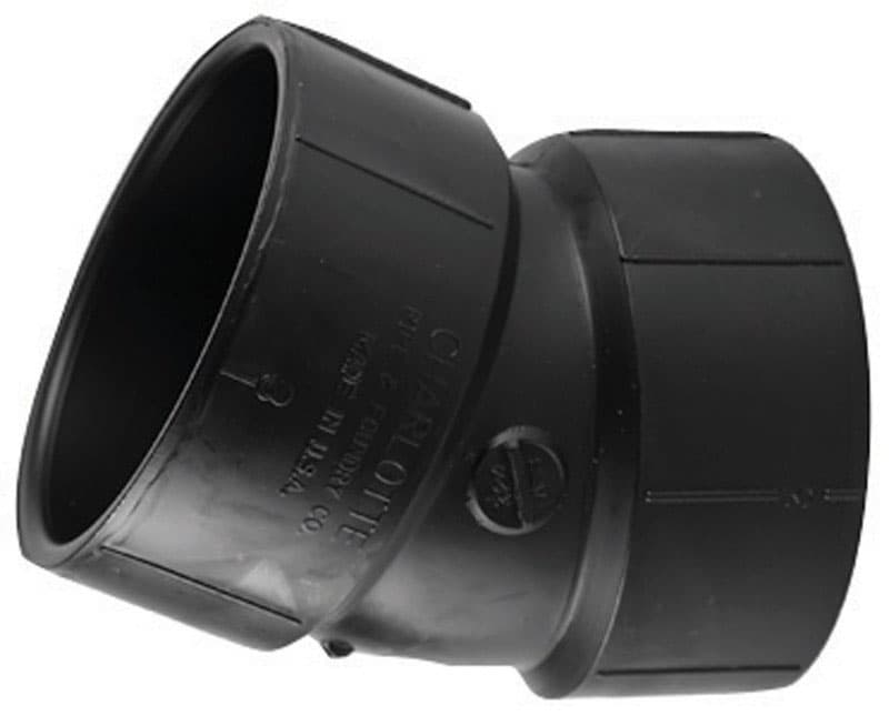 ABS003240600 Charlotte Pipe 1-1/2 in. Hub X 1-1/2 in. D Hub ABS sku ABS003240600