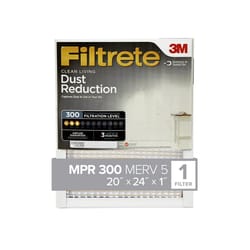 Filtrete 20 in. W X 24 in. H X 1 in. D 5 MERV Pleated Filter Dust 1 pk