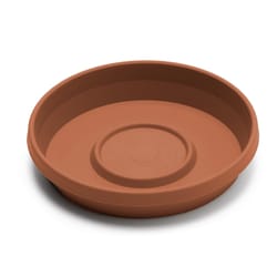 Bloem Terra 1.5 in. H X 6.5 in. W X 7.5 in. D Resin Traditional Plant Saucer Terra Cotta