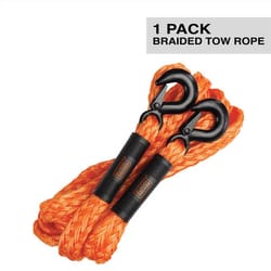 Black+Decker Easy By Design 4500 lb. cap. 14 ft. Tow Rope with Hooks