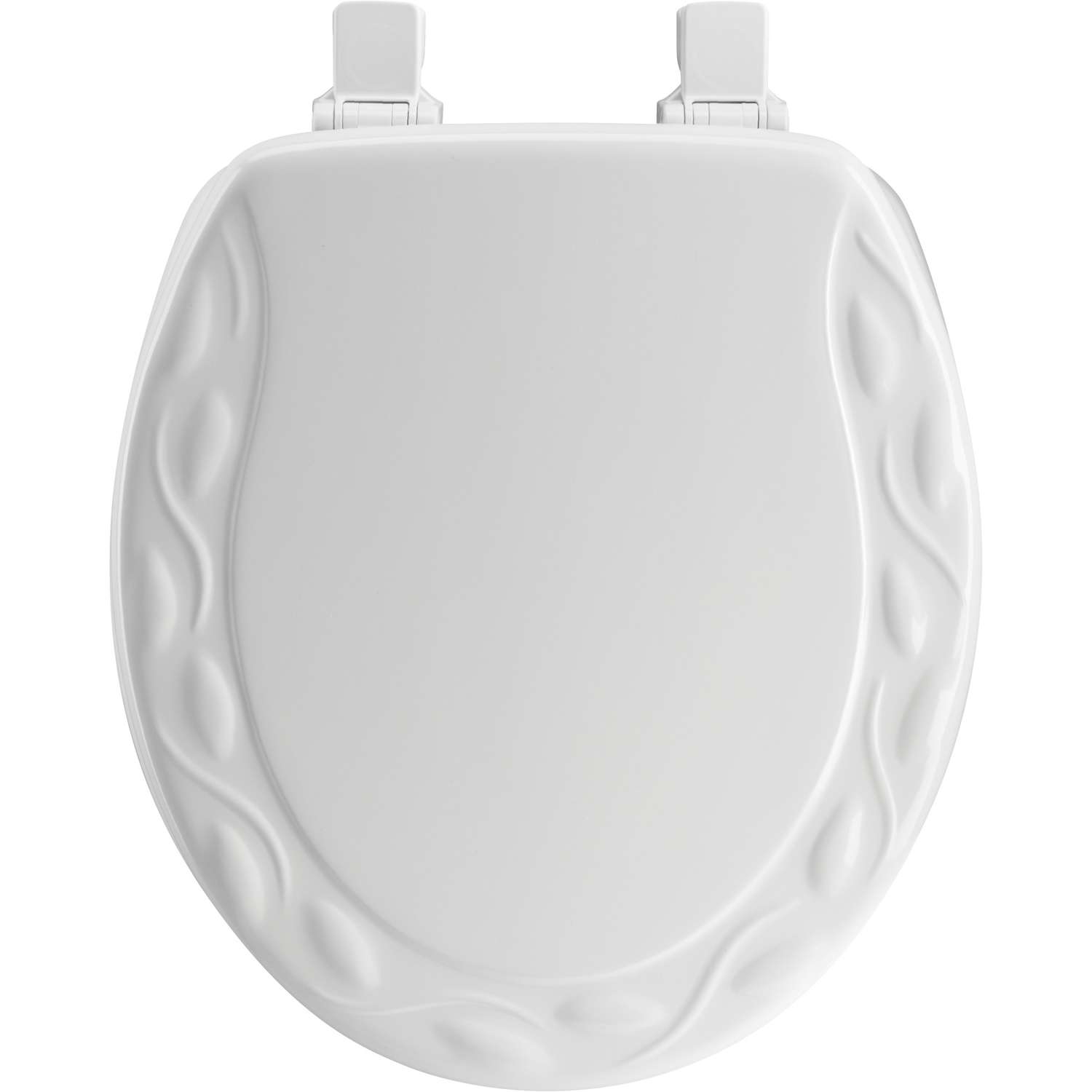 Mayfair Never Loosens Round White Molded Wood Toilet Seat Ace Hardware