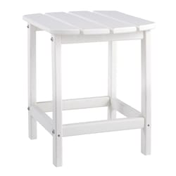 Signature Design by Ashley Sundown Treasure White Rectangular Plastic Contemporary End Table