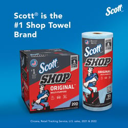 Scott Original Paper Shop Towels 9.4 in. W X 11 in. L 2 pk