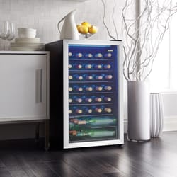 Dandy 3.3 ft³ Black/Silver Stainless Steel Wine Cooler 115 W