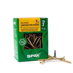 SPAX Multi-Material No. 10 in. X 3 in. L T-20+ Flat Head Construction Screws 1 lb 72 pk