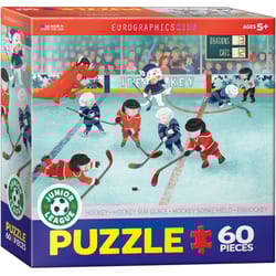 Eurographics Junior League Hockey Jigsaw Puzzles Multicolored 60 pc