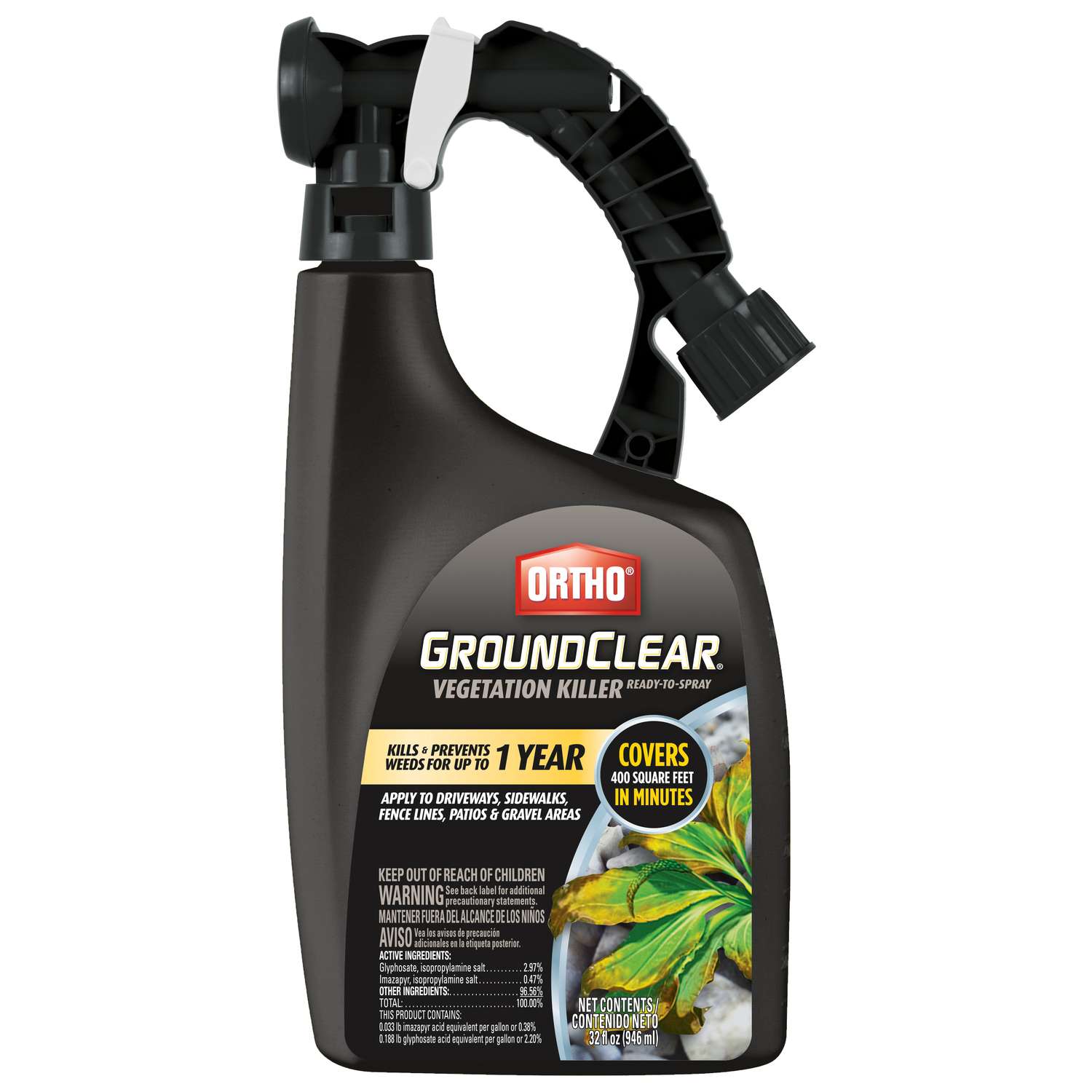 Ortho GroundClear Vegetation Killer RTU Liquid 32 oz - Ace Hardware