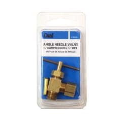 Dial 1/4 in. 1/8 in. Brass Needle Valve