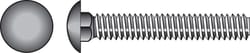 HILLMAN 3/8 in. X 6-1/2 in. L Zinc-Plated Steel Carriage Bolt 50 pk