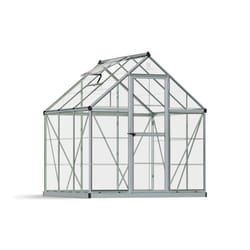 Canopia by Palram Harmony Silver 72.8 in. W X 73.2 in. D X 81.9 in. H Walk-In Greenhouse