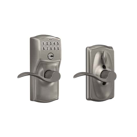 Schlage Satin Nickel Steel Electronic Keypad Entry Lock & Reviews