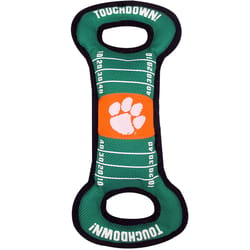 Pets First NFL Green Nylon Clemson Tigers Dog Tug Toy 1 pk