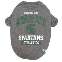 Pets First Team Colors Michigan State Spartans Dog T-Shirt Large