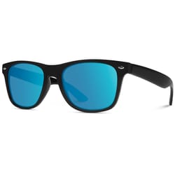 WearMe Pro Black Frame Blue Lens Sunglasses