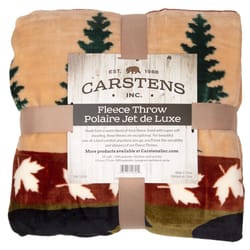 Carstens Inc 68 in. H X 2 in. W X 54 in. L Multicolored Polyester Plush Throw Blanket