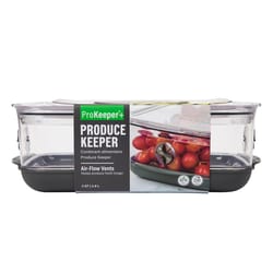 Progressive ProKeeper+ 3 qt Black/Clear Produce Keeper 1 pk