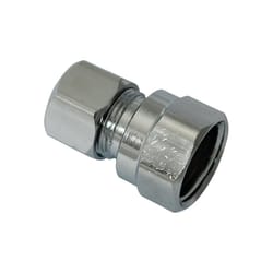 Ace 3/8 in. FPT 3/8 in. D Compression Brass Straight Connector