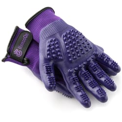 HandsOn Purple All Pets Grooming Gloves 1 pk