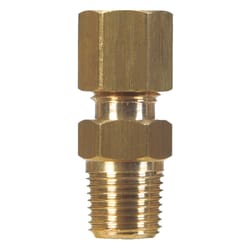 JMF Company 1/2 in. Compression X 3/8 in. D Male Brass Connector