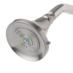 Niagara Conservation Earth Luxe Brushed Nickel 3 settings Showerhead 1.5 gpm