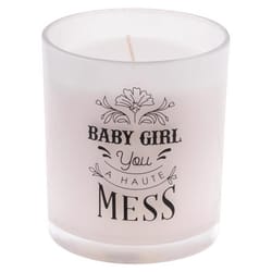 Karma White Baby Girl Haute Mess Candle 10.5 oz