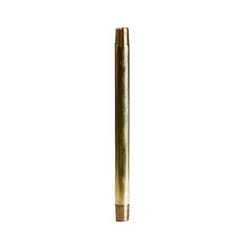 ATC 1/8 in. MPT X 1/8 in. D MPT Yellow Brass Nipple 5 in. L