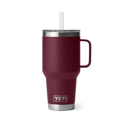 YETI Rambler 35 oz Wild Vine Red BPA Free Straw Mug