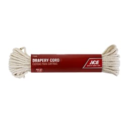Ace 7/64 in. D X 48 ft. L White Braided Cotton Cord