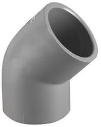 Charlotte Pipe Schedule 80 1-1/4 in. Slip X 1-1/4 in. D Slip PVC 45 Degree Elbow