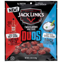 Jack Links RedHot/Ranch Chicken Jerky 2.85 oz Bagged