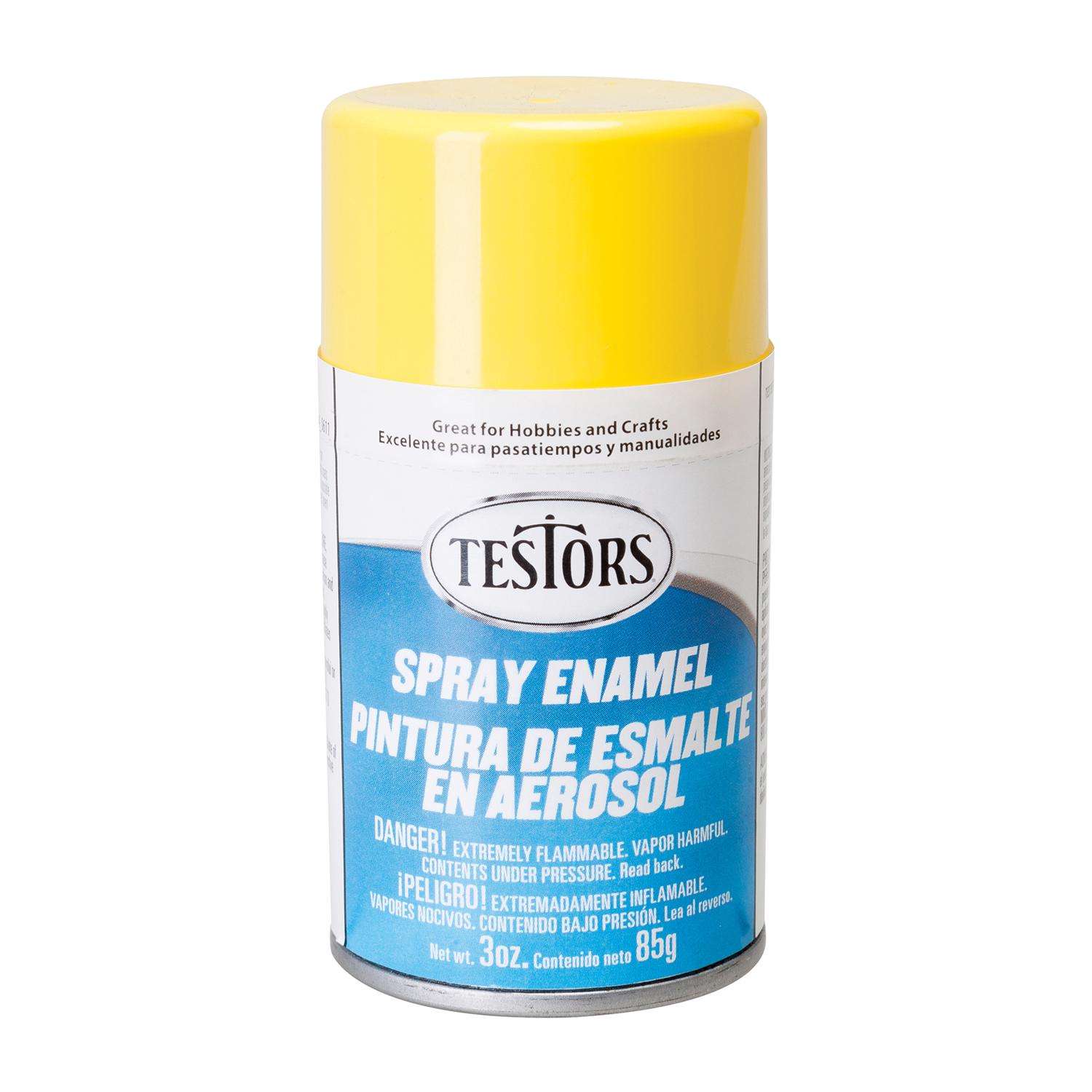 Testors Gloss Bug Yellow Spray Paint 3 oz Ace Hardware