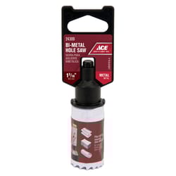 Ace 1-3/16 in. Bi-Metal 1-5/8 in. L Variable Pitch Hole Saw